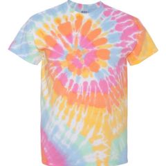 Dyenomite-Multi-Color Spiral Tie-Dyed T-Shirt