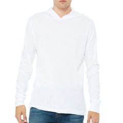 Bella + Canvas Jersey Long Sleeve Hooded T-Shirt