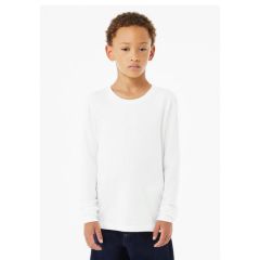 Bella + Canvas Youth Triblend Long-Sleeve T-Shirt - Screen Printed