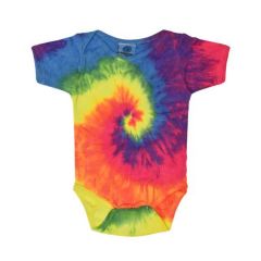 Colortone - Infant Tie-Dyed Onesie - Screen Printed