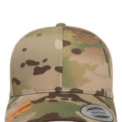 Yupoong YP Embroidered Classics Retro Trucker Multicam Snapback