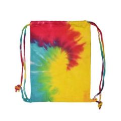 Colortone - Tie-Dyed Drawstring Backpack - Screen Printed