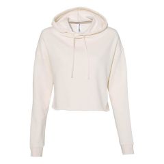 Independent Trading Co Womens Lightweight Cropped Hooded Sweatshirt