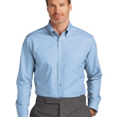 Brooks Brothers Wrinkle-Free Stretch Nailhead Shirt - Embroidered