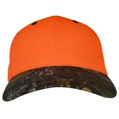 Port Authority Embroidered Enhanced Visibility Cap with Camo Brim