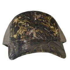 Port Authority Embroidered Unstructured Camouflage Mesh Back Cap
