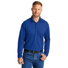 CornerStone Select Lightweight Snag-Proof Long Sleeve Polo - Embroidered