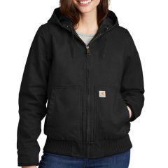 Carhartt Womens Washed Duck Active Jacket - Embroidered