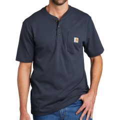 Carhartt Embroidered Short Sleeve Henley T Shirt