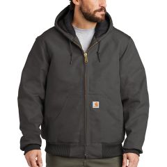 Carhartt Quilted Flannel Lined Duck Active Jacket - Embroidered