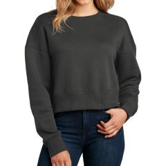 District Women Perfect Weight Fleece Cropped Crew