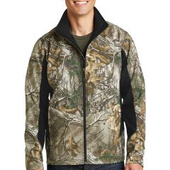 Port Authority Camouflage Colorblock Soft Shell Jacket