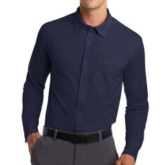 Port Authority Embroidered Dimension Knit Dress Shirt
