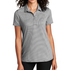 Port Authority Ladies Embroidered Gingham Polo