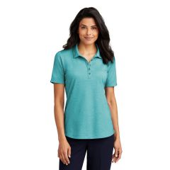 Port Authority Ladies Fine Pique Blend Polo - Embroidered