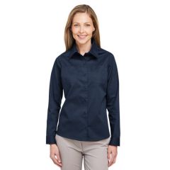 Harriton Ladies' Advantage IL Long-Sleeve Workshirt - Embroidered