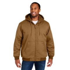 Harriton Unisex ClimaBloc Heavyweight Hooded Full-Zip Jacket - Embroidered