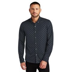 Mercer+Mettle Stretch Jersey Long Sleeve Shirt - Embroidered