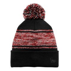 New Era Knit Chilled Pom Beanie - Embroidered