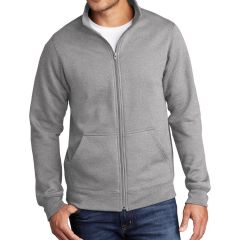 Port & Company Core Embroidered Fleece Cadet Full-Zip Sweatshirt