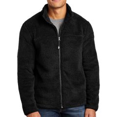 The North Face Embroidered High Loft Zip-Up Fleece Jacket
