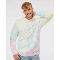 Independent Trading Co. - Midweight Tie-Dyed Hooded Sweatshirt - Screen Printed