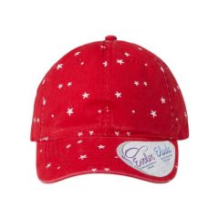 Infinity Her - Womens Garment-Washed Fashion Print Cap - Embroidered