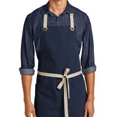 Port Authority Canvas Full-Length Two-Pocket Apron - Screen Printed