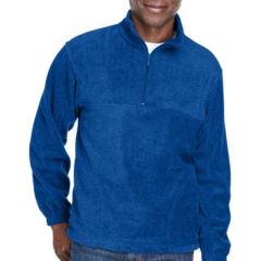 Harriton Adult 8 oz. Quarter-Zip Fleece Pullover - Embroidered