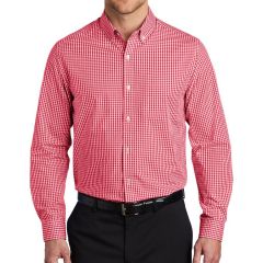 Port Authority Broadcloth Gingham Embroidered Easy Care Shirt
