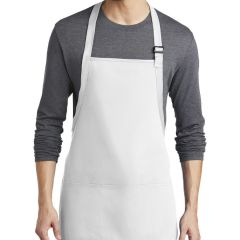 Port Authority Medium-Length Apron with Pouch Pockets - Screen Printed