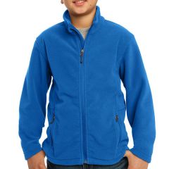 Embroidered Port Authority Youth Fleece Full-Zip Jacket