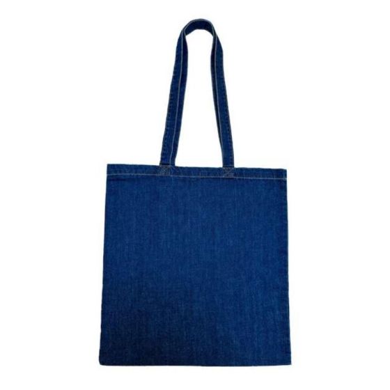 Custom Printed Liberty Bags Denim Tote 7760A Embroidered Big City Sportswear