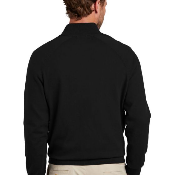 Custom Brooks Brothers Cotton Stretch 1/4-Zip Sweater -燛