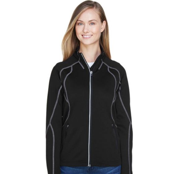 Custom North End Ladies Gravity Performance Fleece Jacket Embroidered Design Online