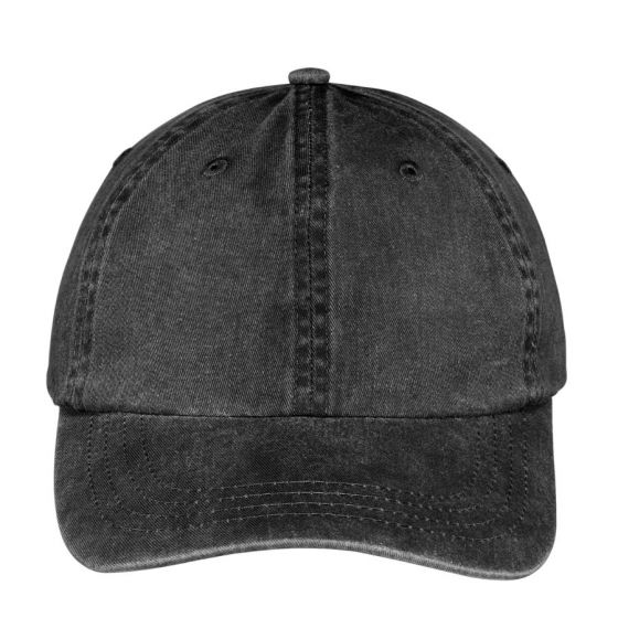 Custom Port & Company - Pigment-Dyed Cap - Embroidered