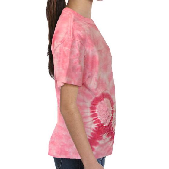 ★ILLIGO★ Ribbon fitted t-shirt pink ☆ILLIGO☆ Ribbon fitted t-shirt pink Custom Tie-Dye Pink
