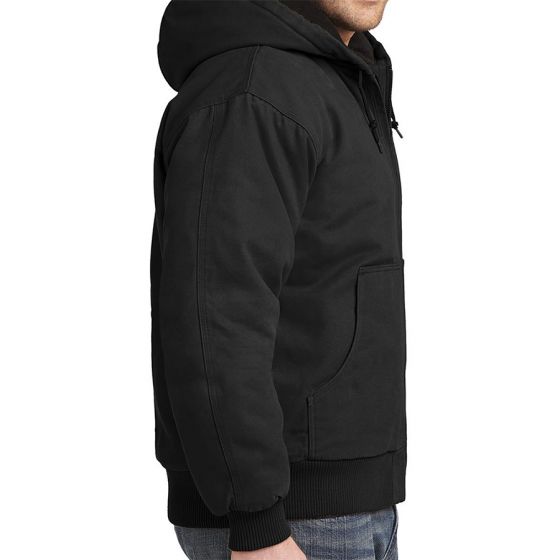 Custom CornerStone Washed Duck Cloth Insulated Hooded Work Custom CornerStone Washed Duck Cloth Insulated Hooded Work
