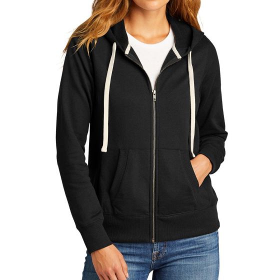 Custom District Women's Re-Fleece Embroidered Full-Zip
