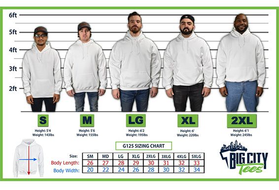 gildan dryblend size chart