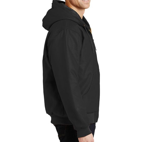 hooded work jacket