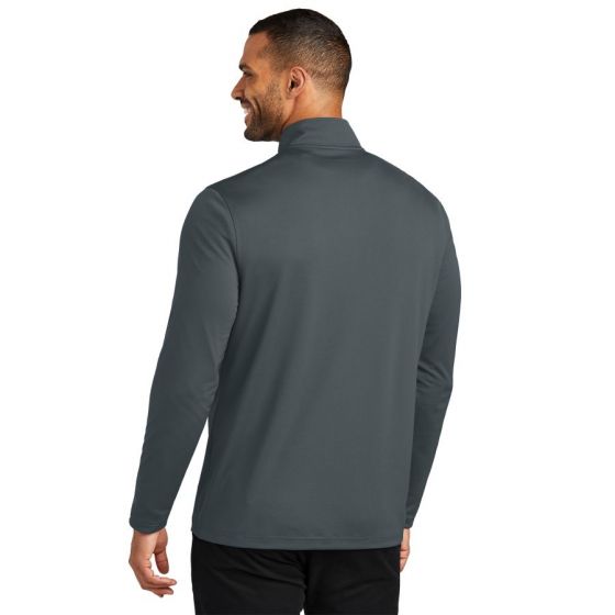 Custom Printed Port Authority Dry Zone UV Micro-Mesh 1/4-Zip