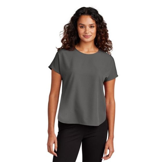 Custom Printed Mercer+Mettle Women's Stretch Crepe Crew Custom Printed Mercer+Mettle Women's Stretch Crepe Crew
