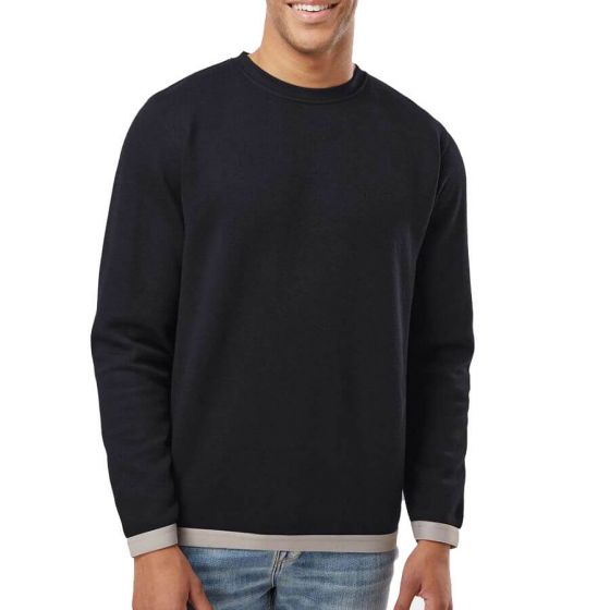 [New Era]★BLACK LABEL★SWEATER TECH CREW NECK TNC Crew Neck Black – shopthenextchapter