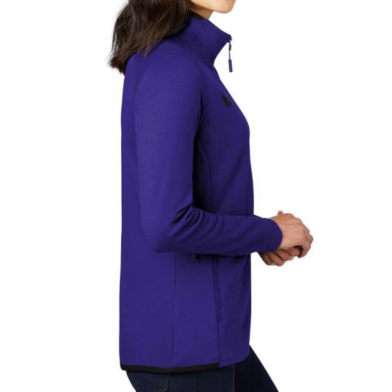 north face ladies skyline full zip fleece jacket