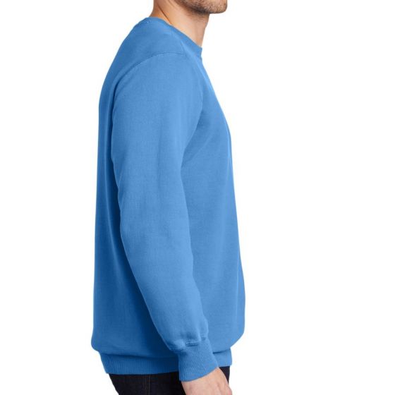 Custom Port & Company Beach Wash Garment-Dye Sweatshirt