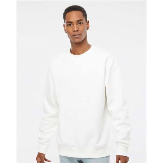 Custom Independent Trading Co. Midweight Pigment Dyed Crewneck Sweatshirt Screen Printed Design Online