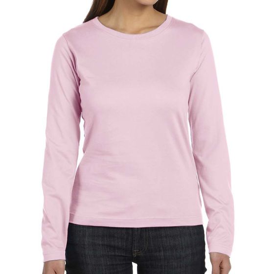 Custom LAT Apparel Ladies Premium Jersey Long-Sleeve T-Shirt