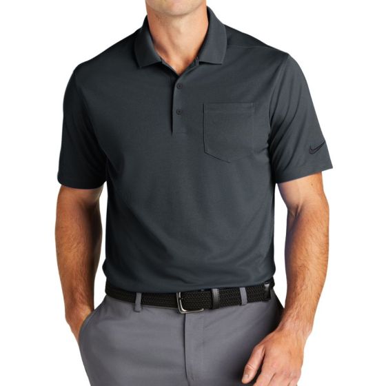 Custom Nike Dri-FIT Embroidered Micro Pique Pocket Polo
