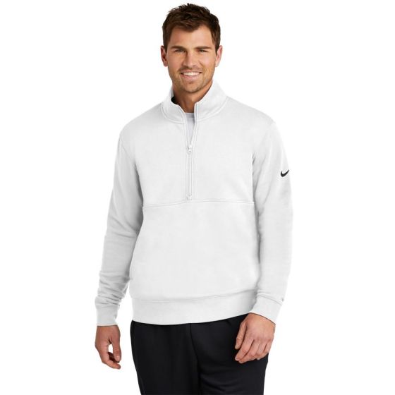 nike club fleece white